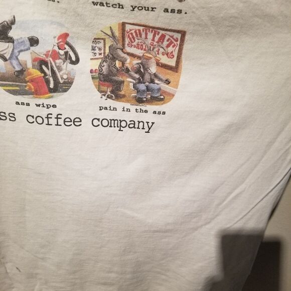 THE DUCK COMPANY ASS HUMOR TSHIRT 2XL (B8) - Picture 6 of 13